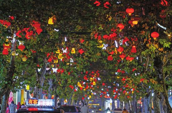 城区《灯光辉煌》灯组。